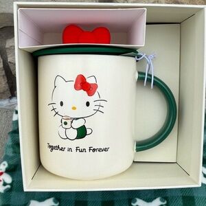 Starbucks Hello Kitty Mug with Lid nwt